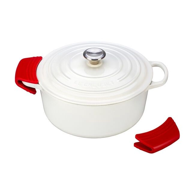 Silicone Pot Grips Set - Cerise