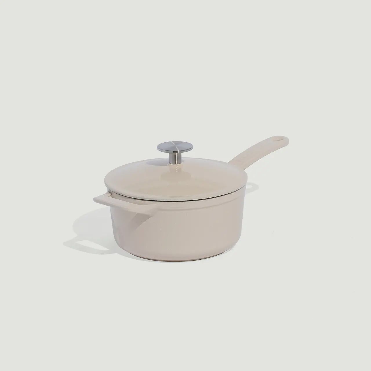 Enameled Cast Iron 2 qt. Saucepan - Antique White