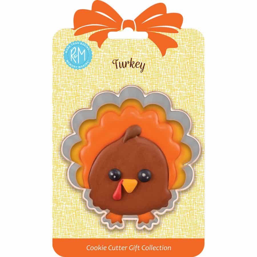 TURKEY COOKIE CUTTER 3.5&quot; CARDED
