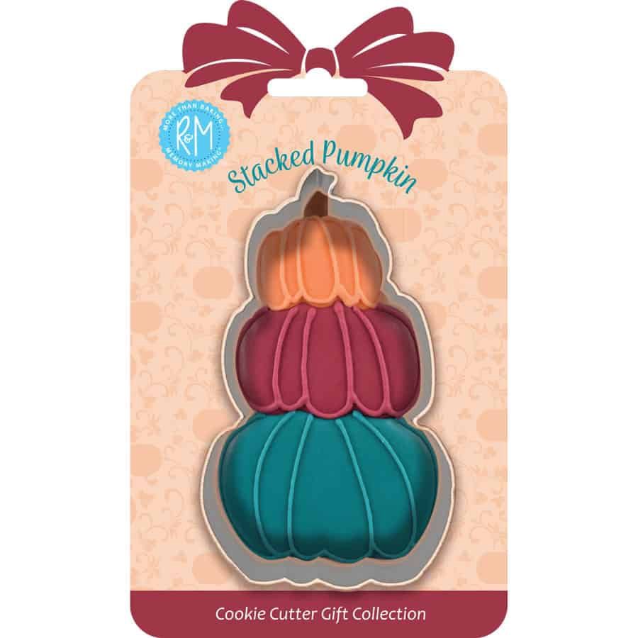 STACKED PMPKN COOKIE CUTTER 4&quot; CARDED
