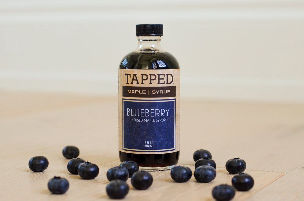 Blueberry Infused Maple Syrup 8oz