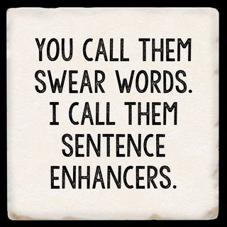 YOU CALL THEM SWEAR WORDS COASTER