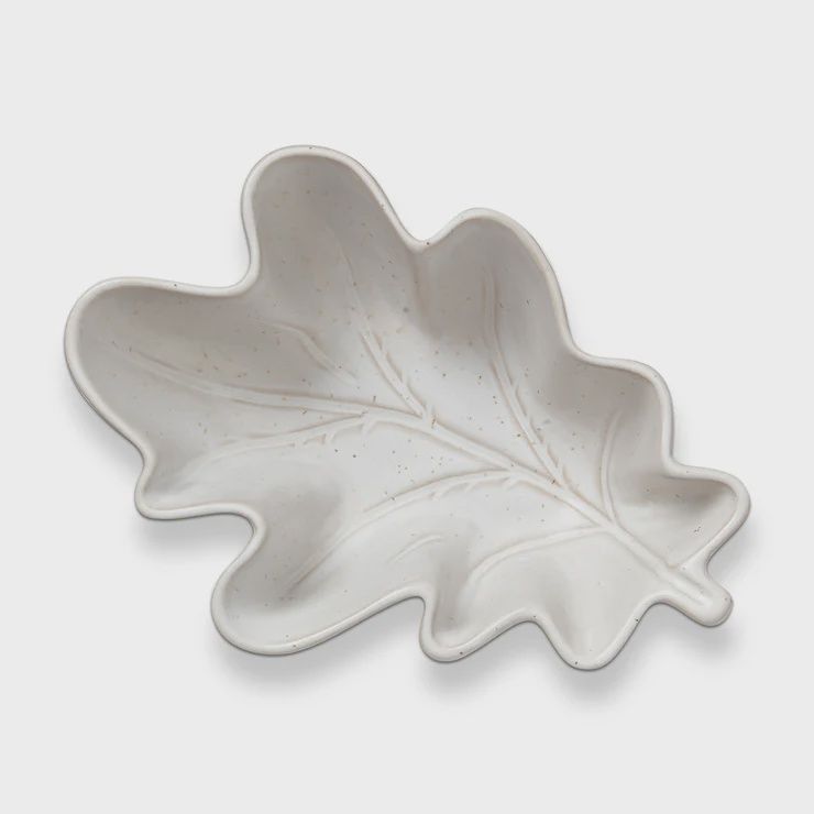 White LARGE LEAF BOWL
