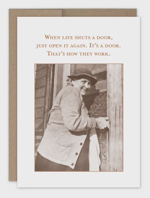 WHEN LIFE SHUTS A DOOR WAH CARD
