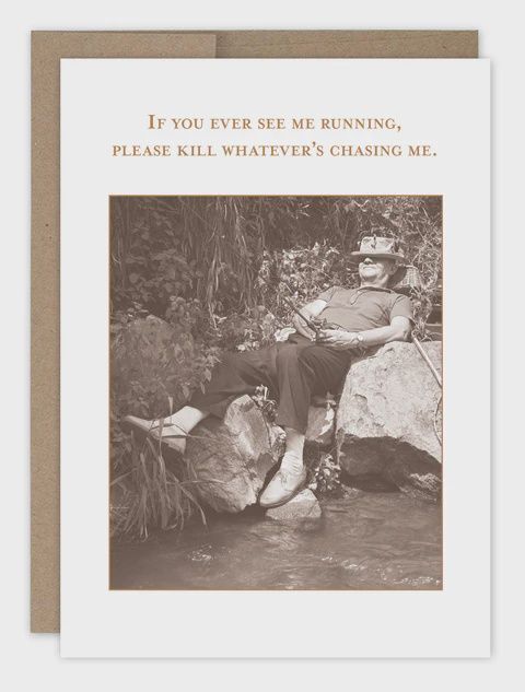 KICK BACK BDAY CARD