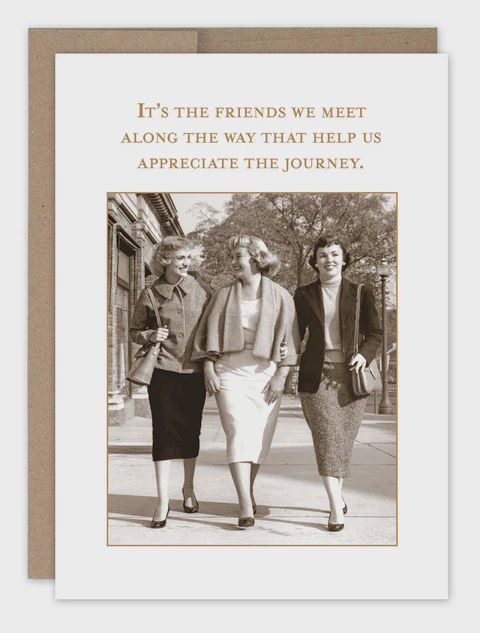FRIENDS WE MEET FRI BH CARD