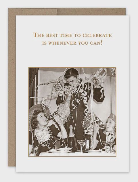 CELEBRATE WHENEVER CON CARD