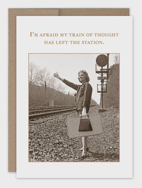 TRAIN THOUGH BEL BDAY CARD