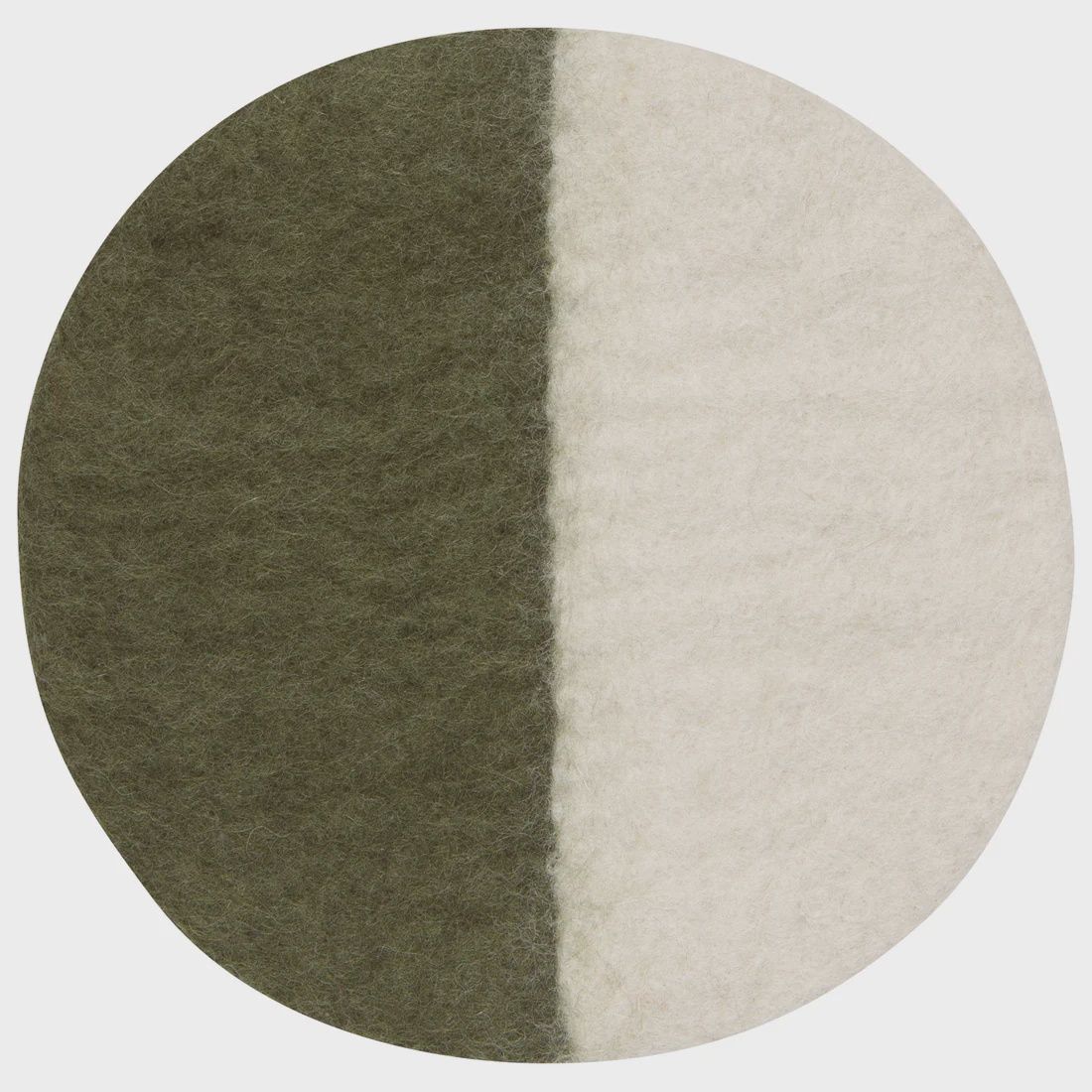Olive Felted Wool Trivet