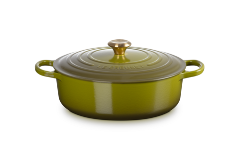 Signature Round Wide Oven - Olive