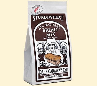 Sturdiwheat Yeast Bread Mix: Dark Caraway Rye