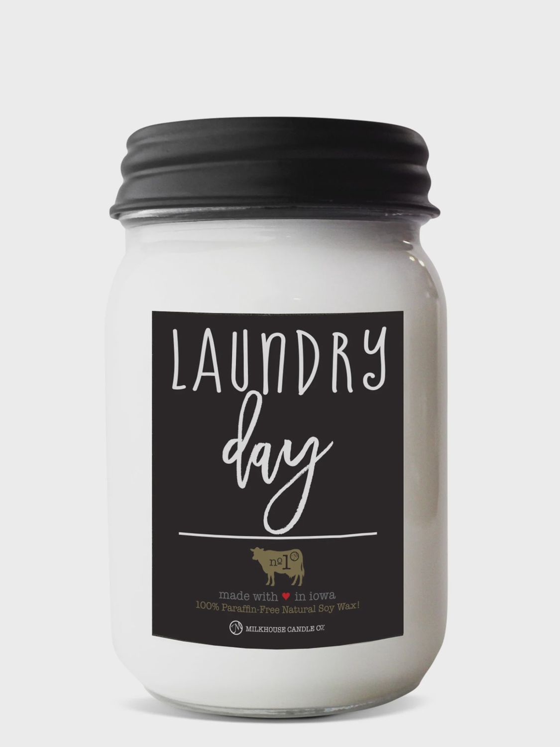 Farmhouse Mason Jar 13 oz: Laundry Day