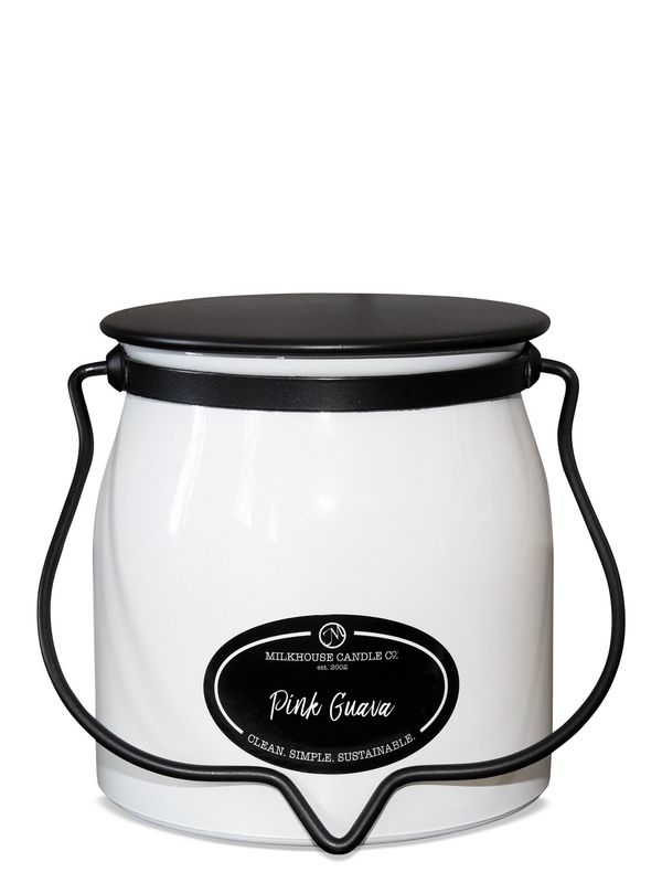 Butter Jar 16 oz: Pink Guava