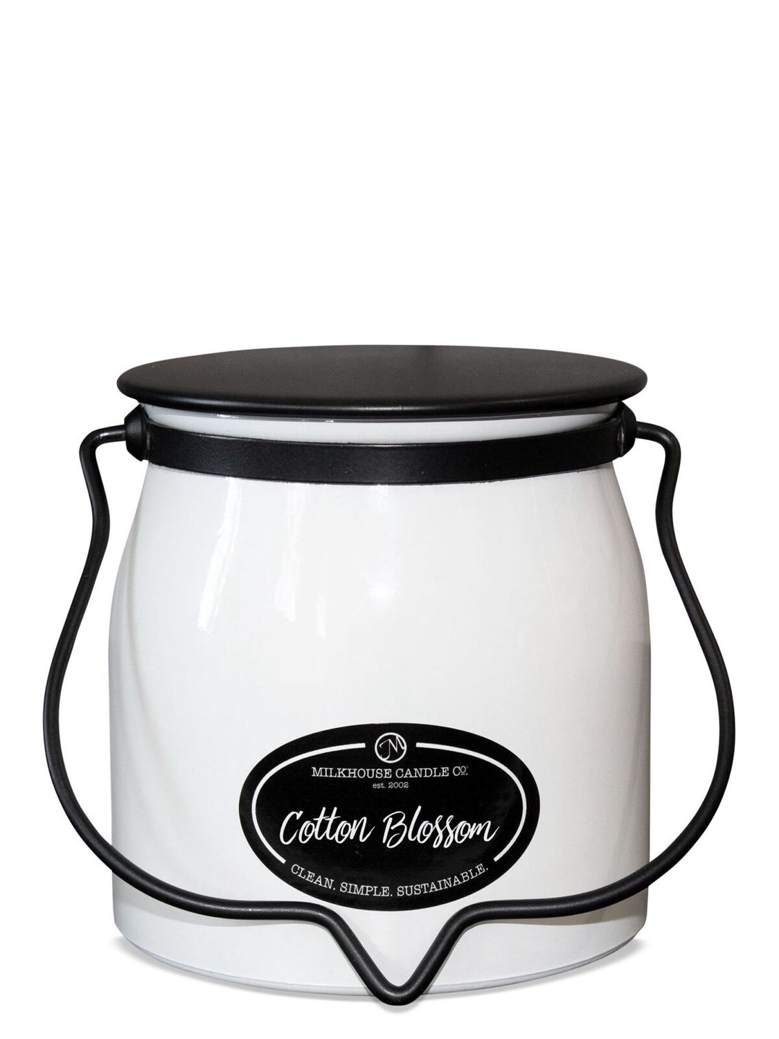 Butter Jar 16oz: Cotton Blossom