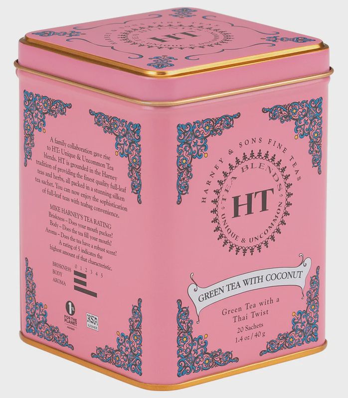 20ct GREEN TEA W/COCONUT Sachets