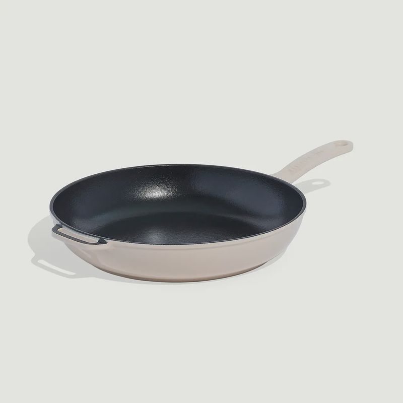 Enameled Cast Iron 11.5&quot; Skillet - Linen