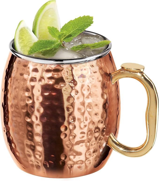 Hammered Stainless Steel Moscow Mule Mug