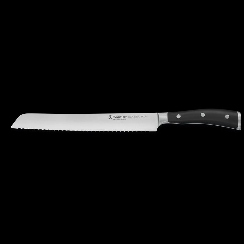 Classic Ikon 9&quot; Double Serrated Bread Knife Blister