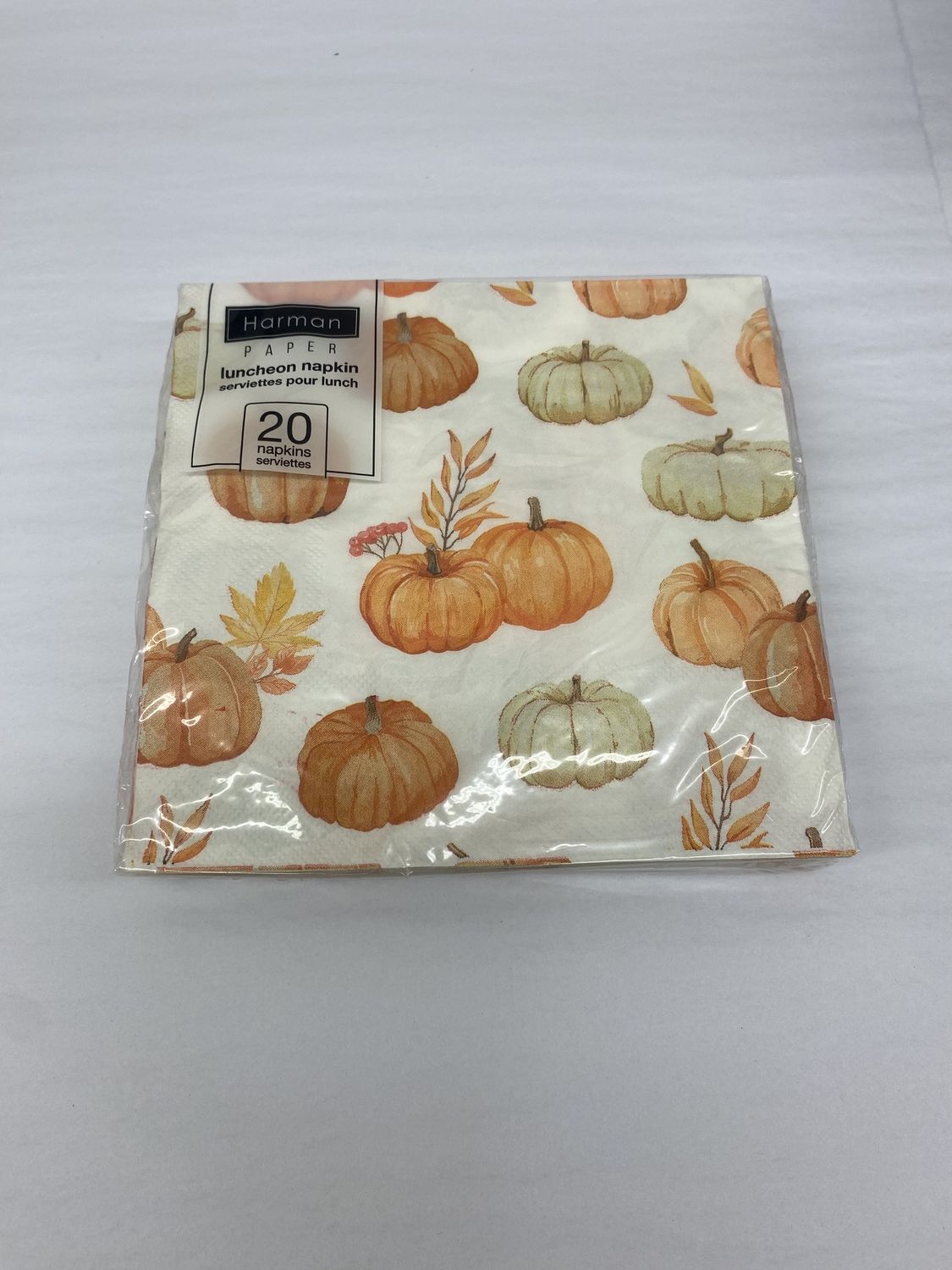 Pumpkin Patch Printed Lunch Napkin 20Pk Multi