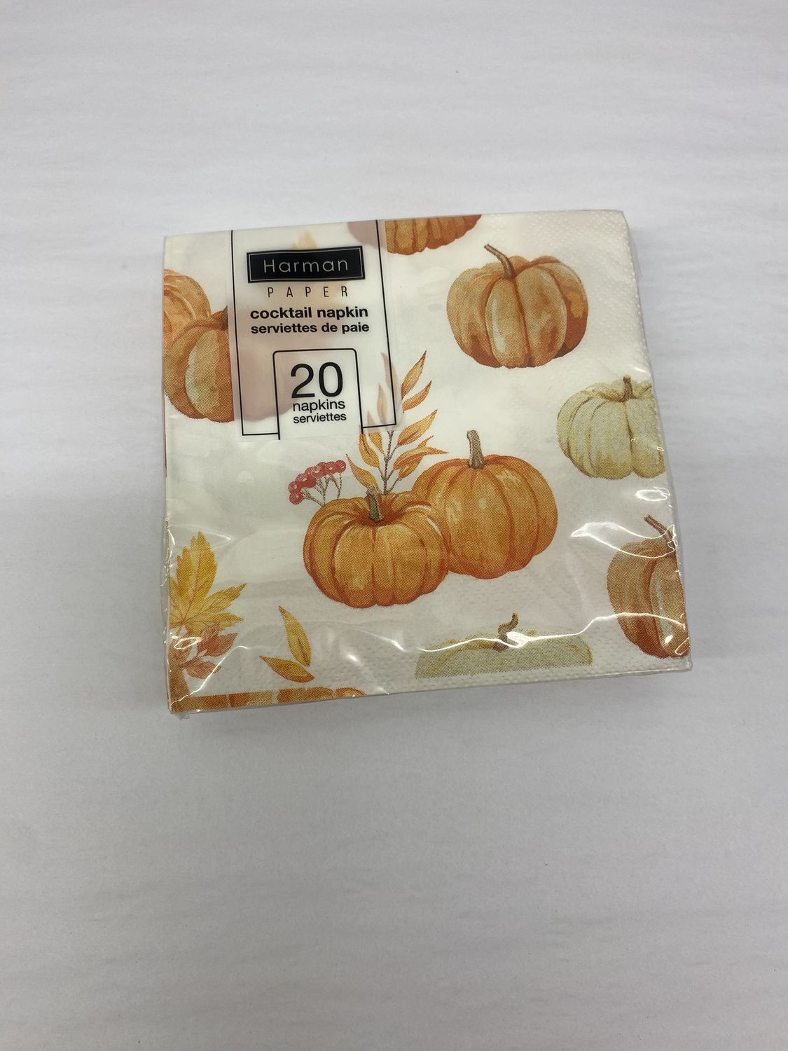 Pumpkin Patch Printed Cocktail Napkin 20Pk Multi