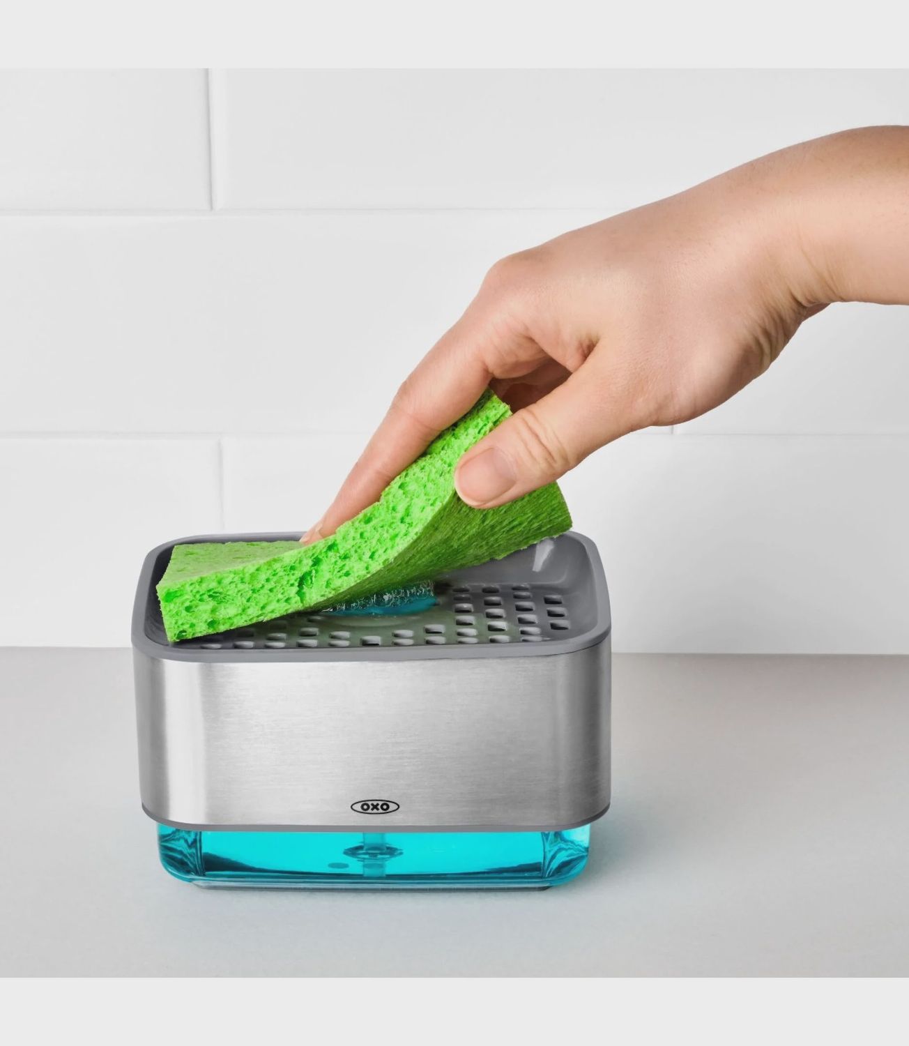 OXO GG SOAP DISPENSING SPONGE HOLDER