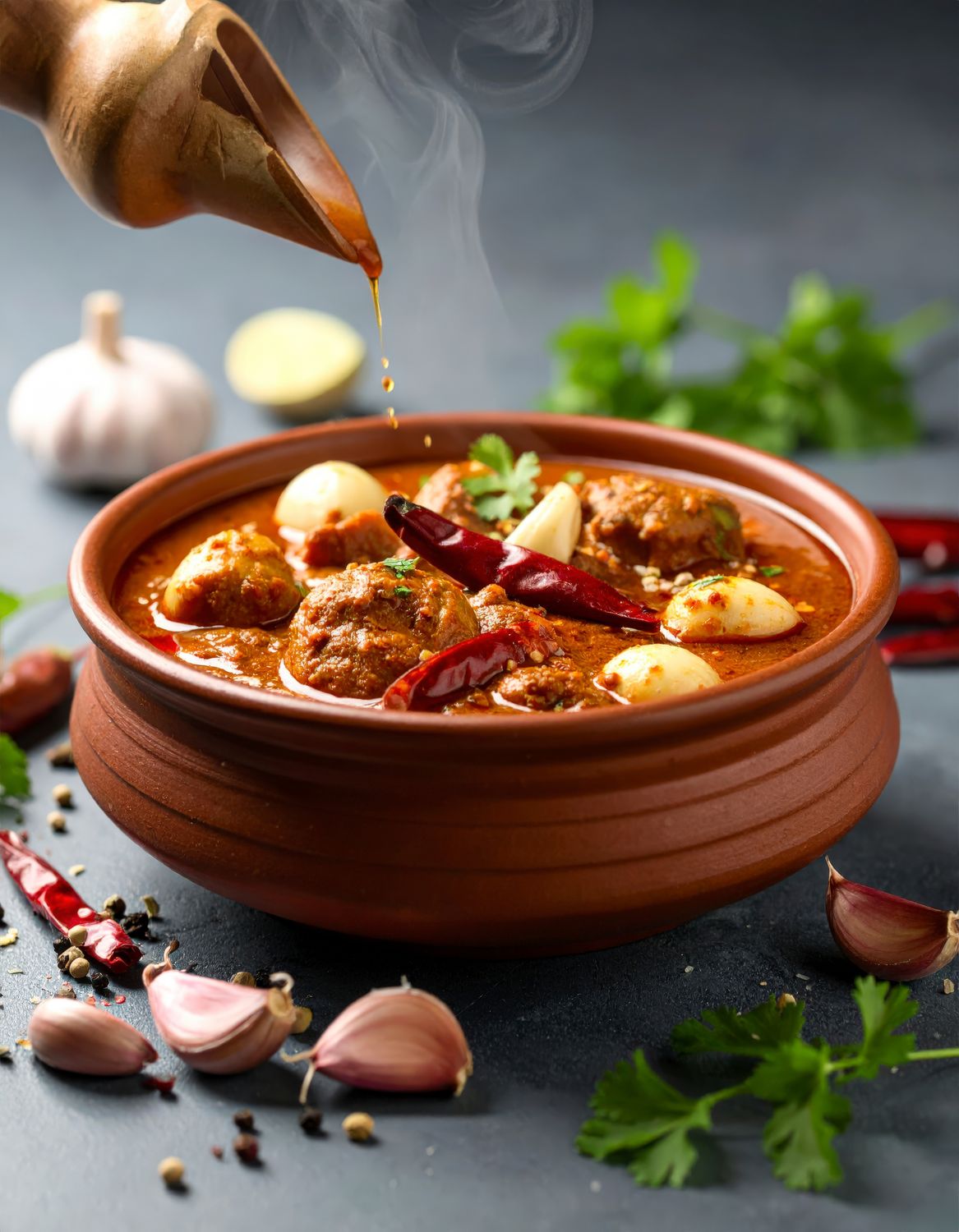 Chicken Varutharacha Curry