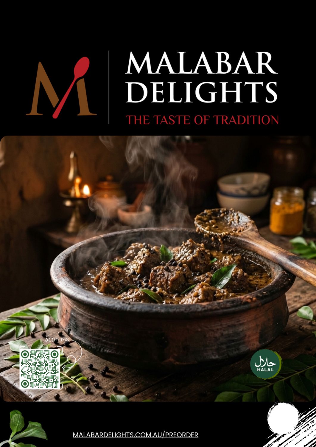 Thu | 04 June| Eve 5.30pm-6pm Pick Up| Black Pepper Beef Curry(Bonless)-1Kg meat -Pre order Link