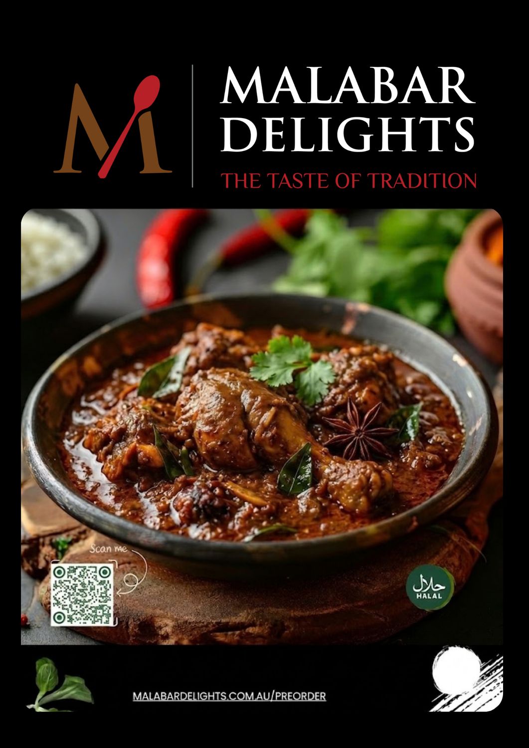 Thu | 18 Jun | Eve 6pm-6.30pm Pick Up| Chicken Chettinadu-1Kg meat with Bone-Pre order Link Thu | 18 Jun | Eve 6pm-6.30pm Pick Up| Chicken Chettinadu-1Kg meat with Bone-Pre order Link