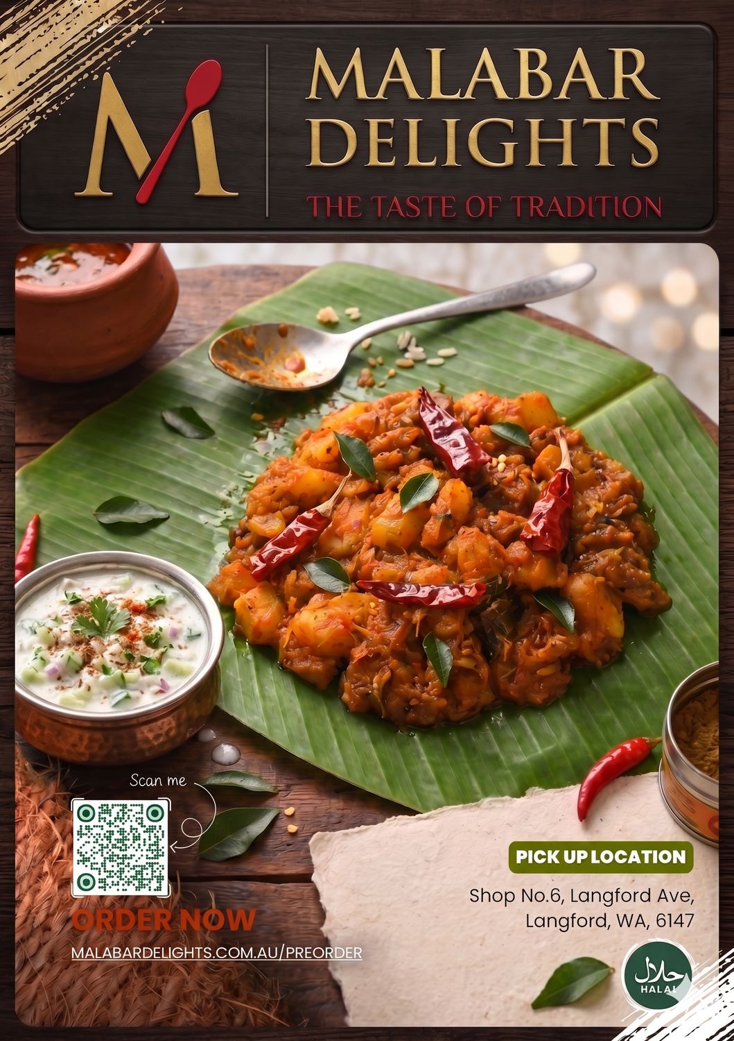 Wed Dinner| 17 Jun | Eve 6pm-6.30pm |Beef Kappa Biriyani(Single Serve)
