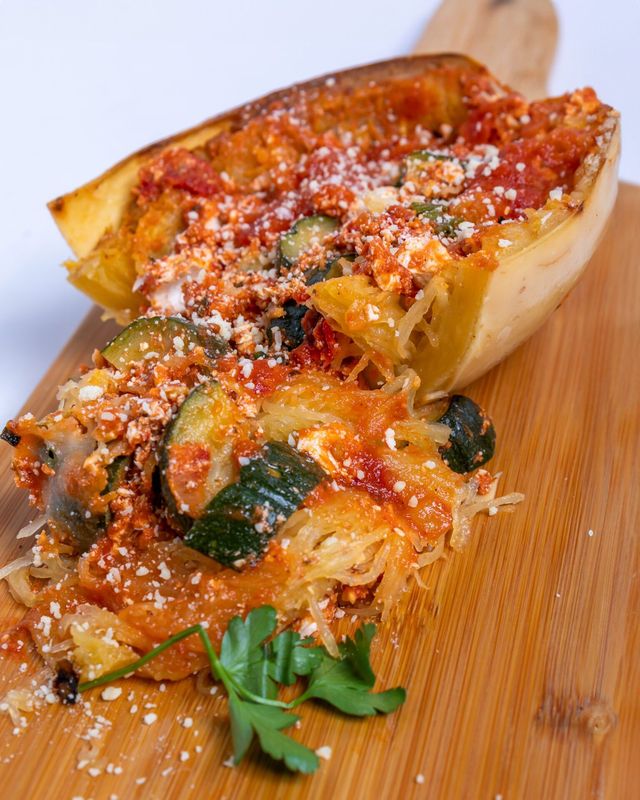 STUFFED SPAGHETTI SQUASH