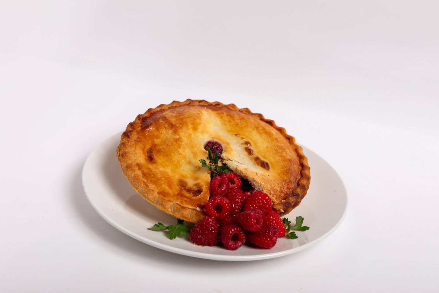 BAKED RASPBERRY PIE