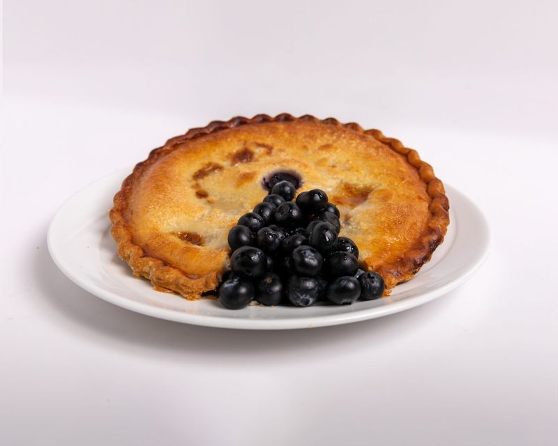 BAKED BLUEBERRY PIE