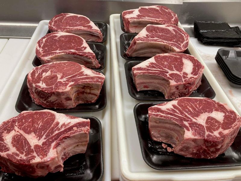 BEEF PRIME RIB STEAK BONE IN