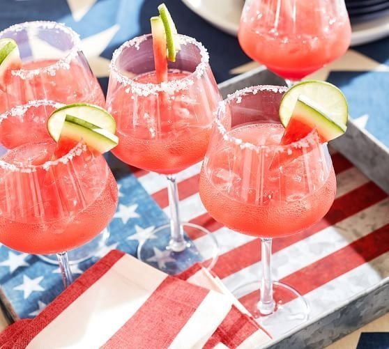 Happy Hour Acrylic Glasses,  Set of 4