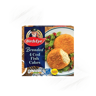 Birds Eye |Cod Cakes Breaded | 198g | 4