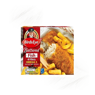 Birds Eye |Fish Fillets Large Battered | 440g | 4