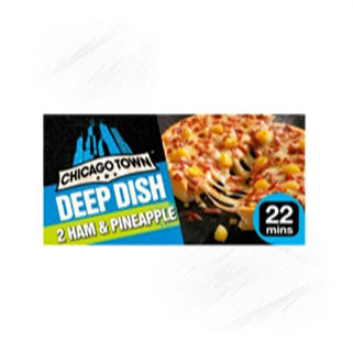 Chicago Town |Ham Pineapple Deep Pizza