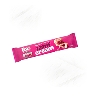 Foxs |Jam n Creams Raspberry Vanilla Biscuits