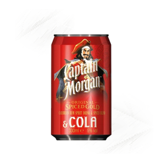 Captain Morgan | Original Spiced Rum with Cola | 330ml