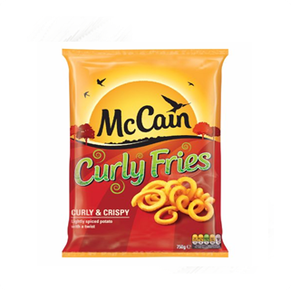 McCains |Curly Fries Crispy Potato Fries | 750g