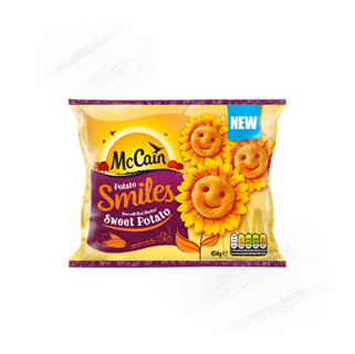 McCains |Smiles Smiley Face Sweet Potato Shapes | 454g