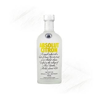Absolut |Citron Lemon Vodka, Options: 70cl