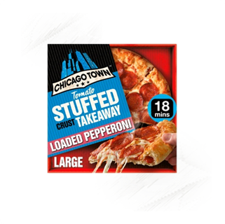 Chicago Town |Takeaway Stuffed Loaded Pepperoni Large Pizza Chicago Town |Takeaway Stuffed Loaded Pepperoni Large Pizza