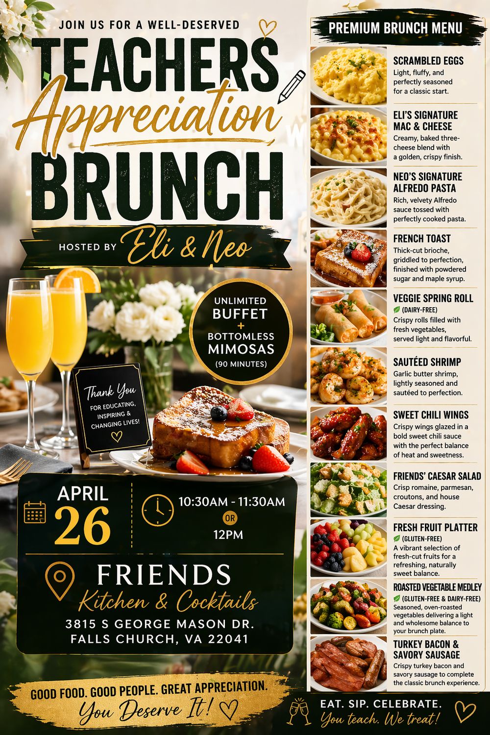 Eli & Neo’s Teachers Appreciation Brunch