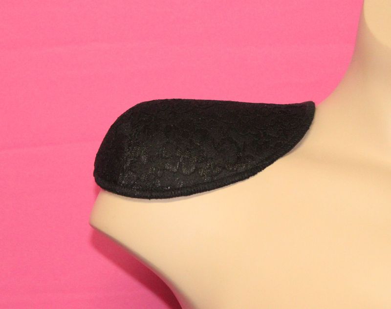 SP6501, Small Raglan in Black Lace Top 4.5 X 4.5