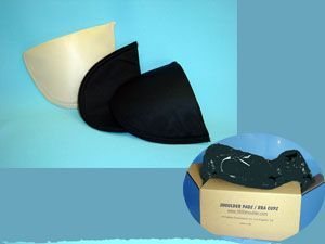CF5070, Foam Shoulder Pads IN TRICOT 5in x 7in (1/4", 3/8", 1/2")