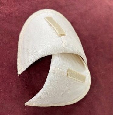 SP2127, SET-IN Sleeve Molded Shoulder Pads Velcro Top 4.5in x 7.5in