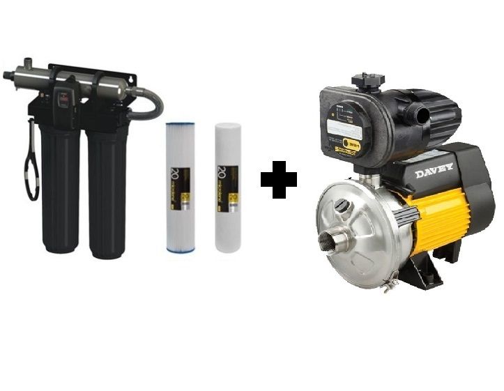 Davey New Build UV Filtration + Pump Combo Deal