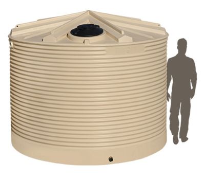 Coerco 13,500 Litre Premium Corrugated Poly Water Tank