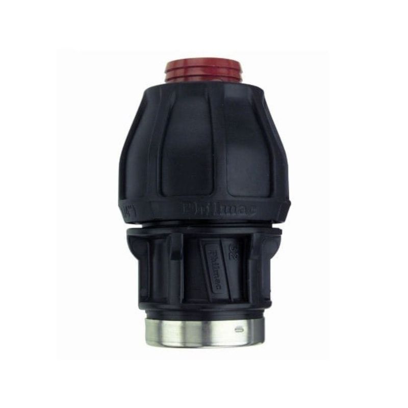 Philmac Rural End Connector Poly x FI BSP - Various Sizes